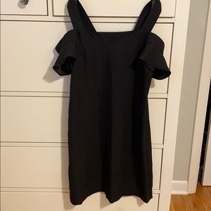 Banana Republic Black Open Shoulder Dress